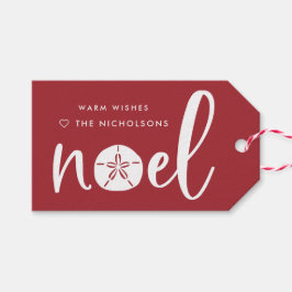 Kustnoel Holiday Cadeaulabel