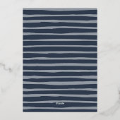 Kustnoel | kerstfoto voor verticale kerstmis folie feestdagenkaart (Achterkant)