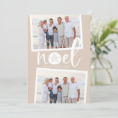 Kustnoel | Vakantieknopkaart Feestdagenkaart (Staand voorkant)