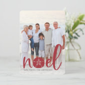 Kustnoel | Vakantieknopkaart Feestdagenkaart (Staand voorkant)