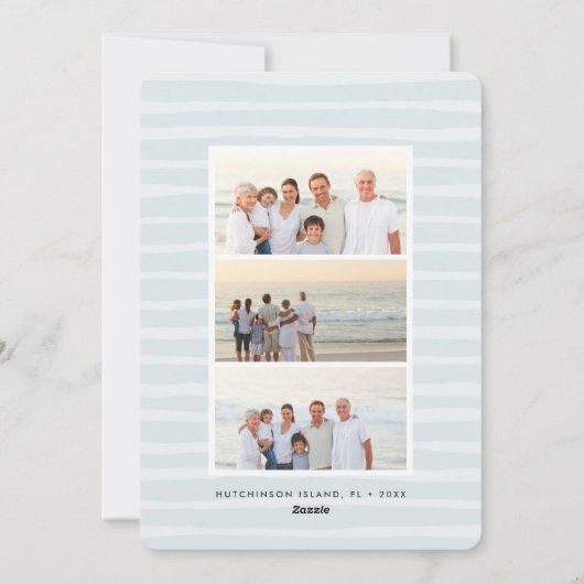 Kustnoel | Vakantieknopkaart Feestdagenkaart (Achterkant)