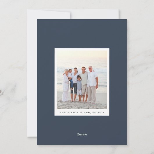 Kustnoel | Vakantieknopkaart Feestdagenkaart (Achterkant)