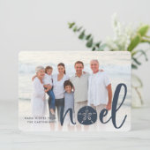 Kustnoel | Vakantieknopkaart Feestdagenkaart (Staand voorkant)