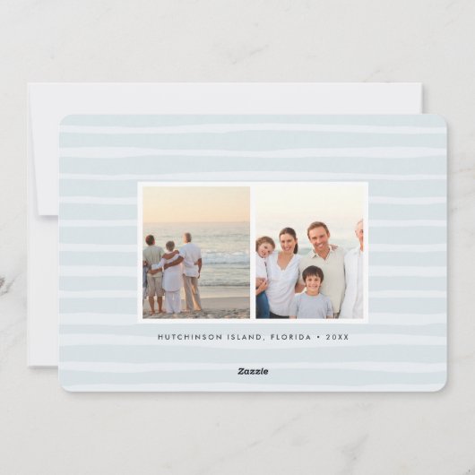 Kustnoel | Vakantieknopkaart Feestdagenkaart (Achterkant)