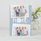 Kustnoel | Vakantieknopkaart Feestdagenkaart (Staand voorkant)