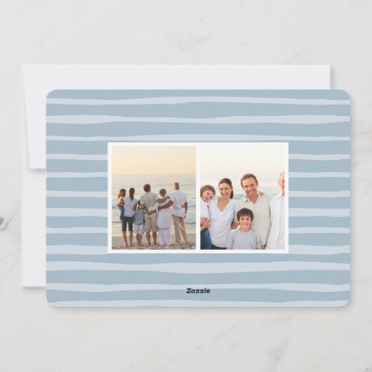 Kustnoel | Vakantieknopkaart Feestdagenkaart (Achterkant)