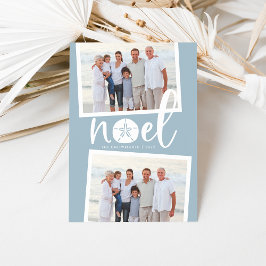 Kustnoel | Vakantieknopkaart Feestdagenkaart