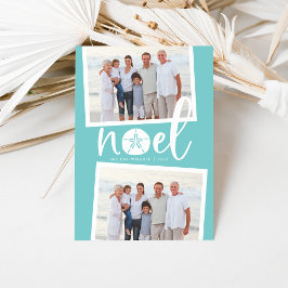 Kustnoel | Vakantieknopkaart Feestdagenkaart