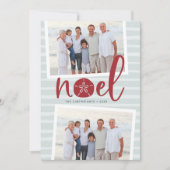 Kustnoel | Vakantieknopkaart Feestdagenkaart (Voorkant)