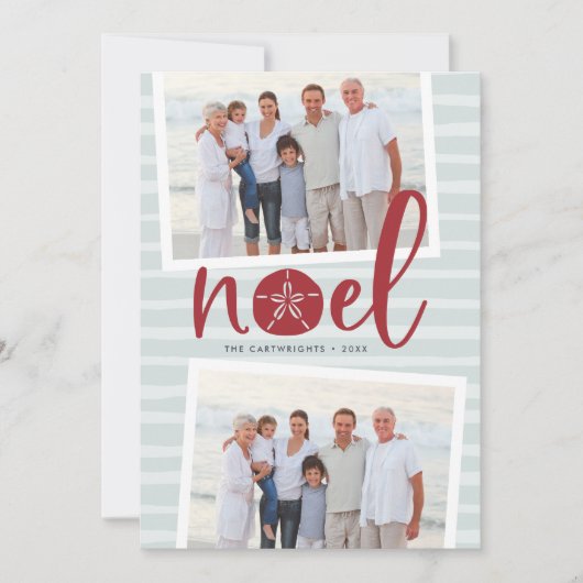 Kustnoel | Vakantieknopkaart Feestdagenkaart (Voorkant)