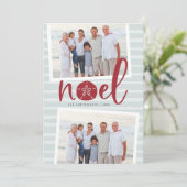 Kustnoel | Vakantieknopkaart Feestdagenkaart (Staand voorkant)