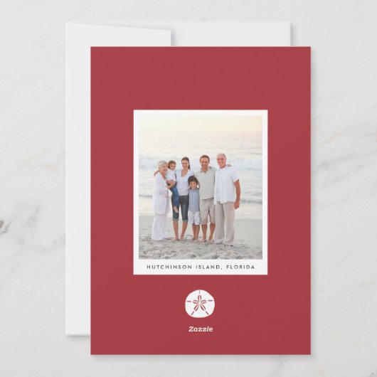 Kustnoel | Vakantieknopkaart Feestdagenkaart (Achterkant)