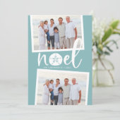 Kustnoel | Vakantieknopkaart Feestdagenkaart (Staand voorkant)