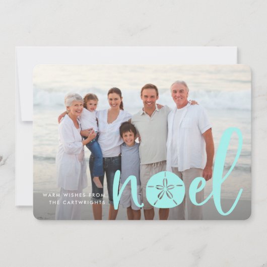 Kustnoel | Vakantieknopkaart Feestdagenkaart (Voorkant)