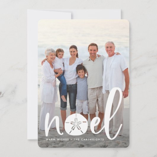 Kustnoel | Vakantieknopkaart Feestdagenkaart (Voorkant)