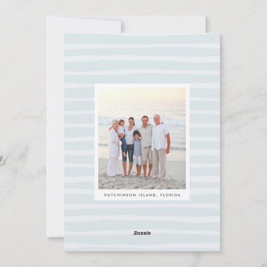 Kustnoel | Vakantieknopkaart Feestdagenkaart (Achterkant)