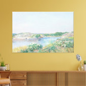 Kustoceaan BrightBlue Zeescape Nautisch Canvas Afdruk (Insitu (Woonkamer))