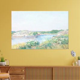 Kustoceaan BrightBlue Zeescape Nautisch Canvas Afdruk