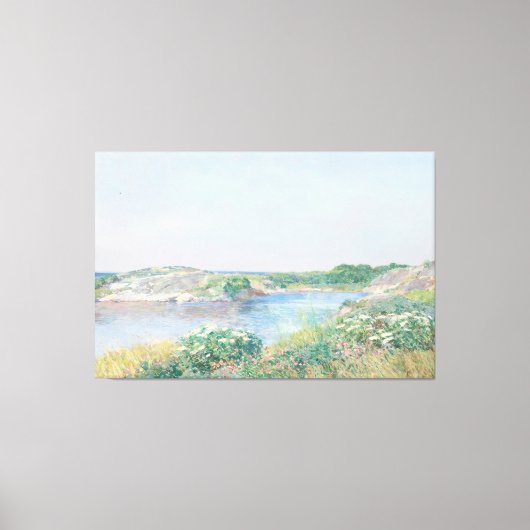 Kustoceaan BrightBlue Zeescape Nautisch Canvas Afdruk (Voorkant)