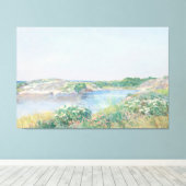  Kustoceaan BrightBlue Zeescape Nautisch Canvas Afdruk (Insitu (Houten vloer))