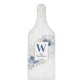 Kustoceaan schelpen aangepaste monogram ingesteld snijplank (Voorkant)