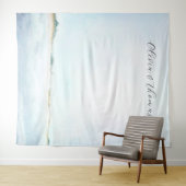 Kustoceaan strand nautische bruiloft achtergrond wandkleed (In Situ (horizontaal))