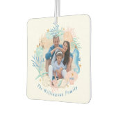 Kustoceaan Waterverf Seashell krans Foto Luchtverfrisser (Links)