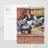 Kustodiev - Baker Briefkaart (Voorkant / Achterkant)