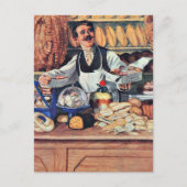 Kustodiev - Bakker Briefkaart (Voorkant)