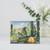 Kustodiev - Landschap in Oekraïne Briefkaart (Staand voorkant)