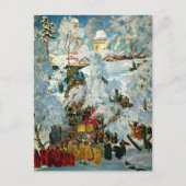 Kustodiev - Waterconcentratie Briefkaart (Voorkant)