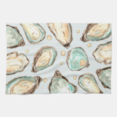 Kustoester en -Waterverf Theedoek (Horizontaal)