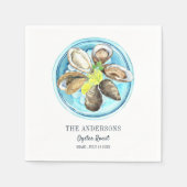 Kustoester Gebraden Verjaardag Zomer Servet (Voorkant)