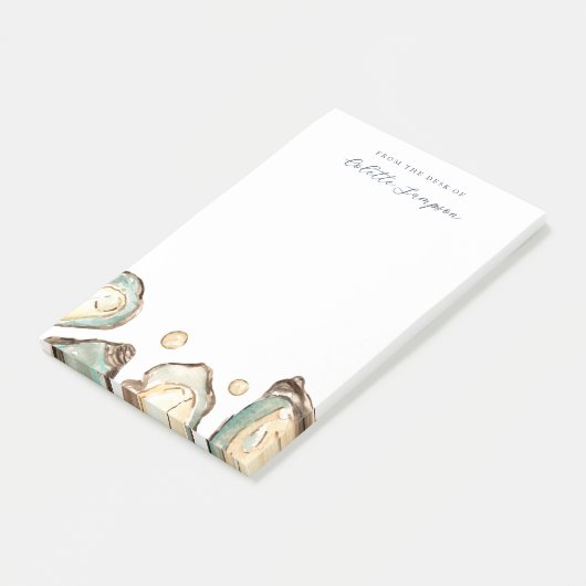 Kustoester Waterverf gepersonaliseerd Post-it® Notes (Schuin)