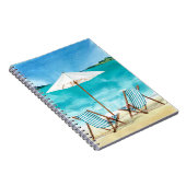 Kustoever strand scène twee doorsneestukken notitieboek (Rechterzijde)