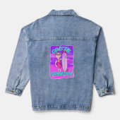 Kustoma Helemaal trending fun Cartoon Denim Jacket (Achterkant)