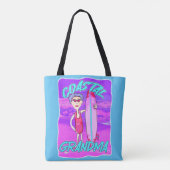 Kustoma strand trend esthetisch tote bag (Achterkant)