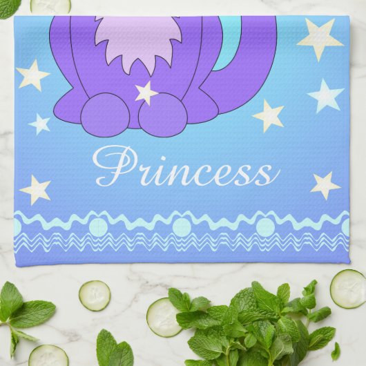 Kustontwerp op maat gesneden theehanddoeken theedoek (Gevouwen)