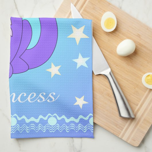 Kustontwerp op maat gesneden theehanddoeken theedoek (Quarter Fold)