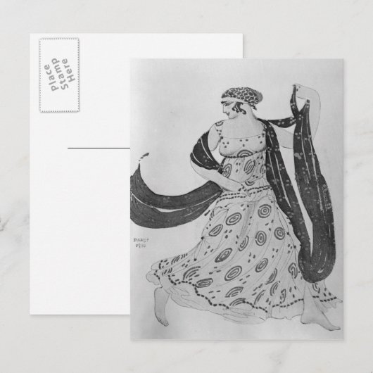 Kustontwerp voor Cleopatra, 1910 Briefkaart (Voorkant / Achterkant)