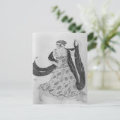 Kustontwerp voor Cleopatra, 1910 Briefkaart (Staand voorkant)