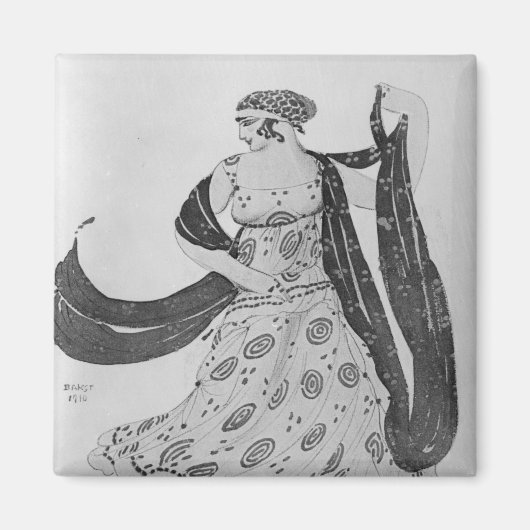 Kustontwerp voor Cleopatra, 1910 Magneet (Voorkant)