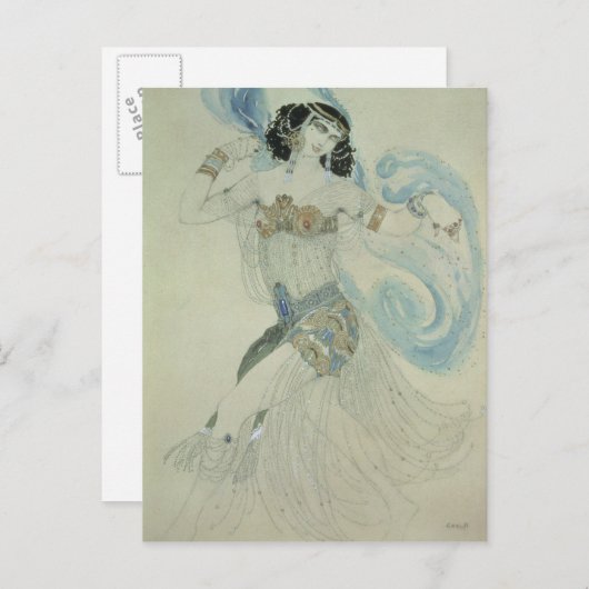 Kustontwerp voor Salome Briefkaart (Voorkant / Achterkant)