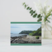 Kustpad, Bar Harbour, Maine Briefkaart (Staand voorkant)