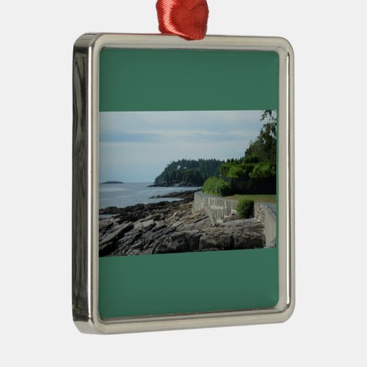 Kustpad, Bar Harbour, Maine Ornament (Rechts)