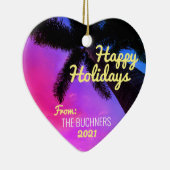 Kustpalm Keramisch Ornament (Rechts)