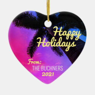 Kustpalm Keramisch Ornament