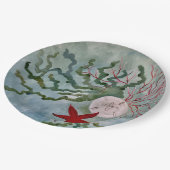 Kustpapier borden papieren bordje (Gekanteld)