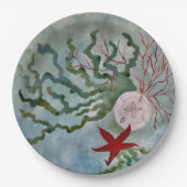 Kustpapier borden papieren bordje (Voorkant)