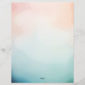 Kustpapier briefhoofd (Achterkant)